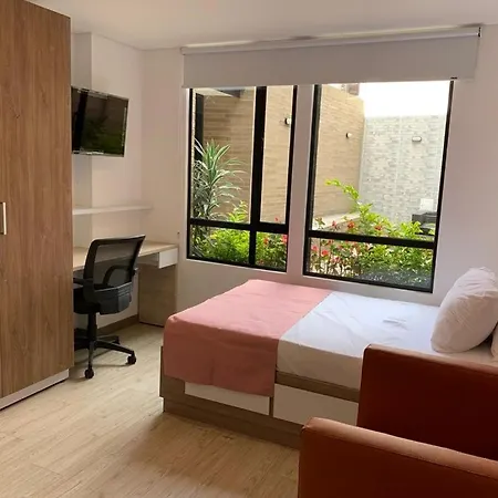 Aparta Estudios Connect Bogotá Zimmer foto